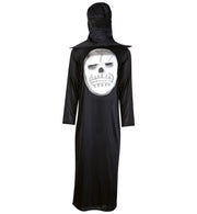 narrenwelt Kostüm Big Skull Halloweenkostüm 1-tlg. mit Hutmaske 
 Einheitsgröße Unisex Mottyparty