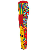 narrenwelt Kostüm  Partyclown Hose Gr. M - XXLClown bunt Karneval Fasching Zirkus Mottoparty