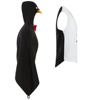 narrenwelt Kostüm Pinguin  Gr. M + XL Tierkostüm Arktis Cape Kapuzencape  Mottoparty Karneval