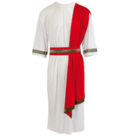 narrenwelt Kostüm Römer Tiberius mit Gürtel + Stola  Gr. 52 + 56 Römerkostüm Senator Redner  Motto Party