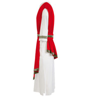 narrenwelt Kostüm Römer Tiberius mit Gürtel + Stola  Gr. 52 + 56 Römerkostüm Senator Redner  Motto Party