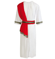 narrenwelt Kostüm Römer Tiberius mit Gürtel + Stola  Gr. 52 + 56 Römerkostüm Senator Redner  Motto Party
