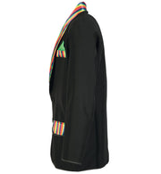 narrenwelt Kostüm Jacke Rainbow Jack Jackett Gr. M + XL  Regenbogen Bunt Sakko  Motto Party