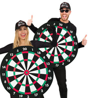 narrenwelt Kostüm Dartscheibe Dart Kostüm Dartkostüm Scheibe Unisex