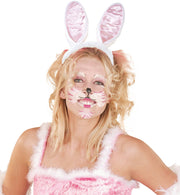 narrenwelt Bunny Hasen Set 2tlg. Hase Häschen Einheitsgröße Kinder und Erwachsene Hasenset Accessoires Hasenkostüm