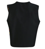 narrenwelt Kostüm Weste Kunterbunt  Gr. M Herrenkostüm Clown Herrenweste Karneval Fasching