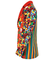 narrenwelt Kostüm  Sakko Partyclown Gr. XXL 1-TLG. mit Taschen