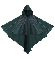 narrenwelt Kostüm Cape Dragon 1tlg Drachen Umhang  mit Kapuze Motto Party Halloween