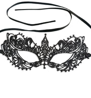 narrenwelt Domino mit schwarzer Spitze Accessoires Halloween Gothic Dragon