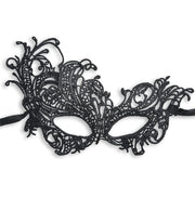 narrenwelt Domino mit schwarzer Spitze Accessoires Halloween Gothic Dragon