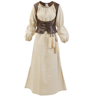 narrenwelt Kostüm Sieglinde Damen Mittelalter Kleid Damenkostüm Gr. L