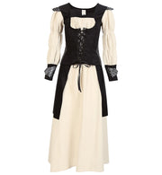 narrenwelt Kostüm Mittelalterkleid 2 tlg.  historisches Mittelalter Damenkostüm Gr. 38 Mottoparty