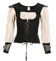 narrenwelt Kostüm Mittelalterkleid 2 tlg.  historisches Mittelalter Damenkostüm Gr. 42 Mottoparty