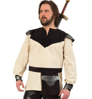 narrenwelt Kostüm Sir Georg Oberteil L +XXL mit Gürtel + Beutel Mittelalter Mottparty Fasching Unisex