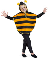 narrenwelt Kostüm Biene Cape Bienchen Umhang Tier Bienencape Kinder Gr 104