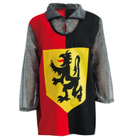 narrenwelt Kostüm Ritter Gawain Oberteil  Kettenhemd Look Fasching Party Gr. 116 - 152