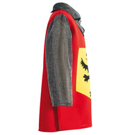 narrenwelt Kostüm Ritter Gawain Oberteil  Kettenhemd Look Fasching Party Gr. 116 - 152