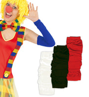narrenwelt  Stulpen rot Beinstulpen Armstulpen Fasching Karneval Kostüm Accessoires
