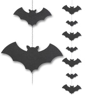 narrenwelt Fledermaus Vampir Halloween Girlande Horror Deko Hänger ca. 140 cm lang.