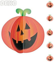 narrenwelt Kürbis-Deko Halloween 3D Dekohänger Dekoration Kürbis Hänger Kette