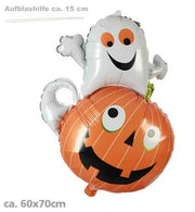 narrenwelt Folienballon Kürbis Halloween Motto Party KITA Luftballon  ca. 60  x 70cm