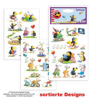 narrenwelt Tattoos Rabe Socke Kindertattoos Lizenz Accessoires