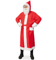 narrenwelt Nikolaus Mantel mit Kapuze und Gürtel Kostüm Nikolauskostüm Nikolausmantel Einheitsgröße Erwachsene