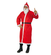 narrenwelt Nikolaus Mantel mit Kapuze und Gürtel Kostüm Nikolauskostüm Nikolausmantel Einheitsgröße Erwachsene