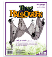 narrenwelt Halloween Dekostoff Deko Stoff Dekonetz Horror Party Halloween weiß ca.75 x 240 cm