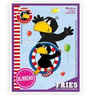 narrenwelt Blinkie Rabe Socke blinkend mit 5 LED´s inkl. Batterien Lizenz KITA Accessoires