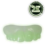 narrenwelt Scherz - Gebiss nachtleuchtend GID Geist Horror Zombie Zähne Scherzgebiss Halloween Accessoires