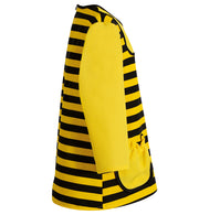 narrenwelt Kostüm Bienchen Biene Kleid Langarm mit Taschen 128 Baby Kleinkind Kinder-Kostüm Fasching