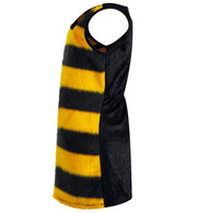 narrenwelt Kostüm Bienchen Biene Kleid PLÜSCH Baby -Kostüm Kinderkostüm Fasching Gr. 98 - 128