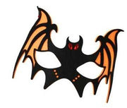 narrenwelt Halloween - Maske Halloweenmaske Fledermaus 3 Farben  Kinder und Erwachsene Augenmaske Fasching Accessoire