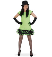 narrenwelt Kleid Missy Green 164 PLÜSCH Mädchen Kostüm Teeny Line Mädchenkleid 1tlg.