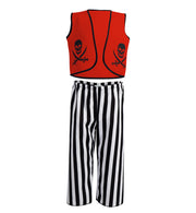 narrenwelt Kostüm Pirat 2 tlg. Weste + Hose Baby Kleinkind Kinder Gr. 86 - 128 Fasching Kinder-Kostüm
