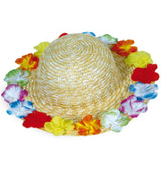 narrenwelt Strohhut Damen Hut Damenhut Flowers verschiedene Größen / Modelle