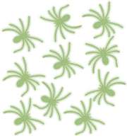 narrenwelt Deko - Spinnen nachtleuchtend Deko Spinnen fluoreszierend ca. 5 cm 10STK