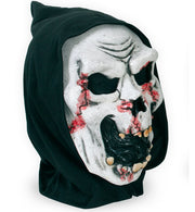 narrenwelt Geisterhaube Geister Maske mit Haube Naturkautschuk Halloween Modell: Schrei Universalgröße Erwachsene