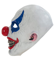 narrenwelt Horrorclown Horror Clown Maske  Dreiviertelmaske Latex Halloween Dracula Vampir Geister