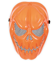 narrenwelt Maske Kürbis Horrormaske Halloween orange  Kostüm  Accessoire