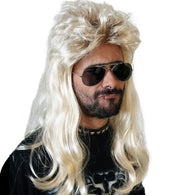 narrenwelt Perücke 80er Boy SE Langhaar blond Popstar Kostüm Accessoires Männerballett