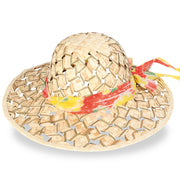 narrenwelt Strohhut Damenhut Carribean Hut Sommerhut Kostüm Accessoires