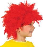 narrenwelt Perücke Kobold mit dem roten Haar für Kinder Kinderperücke Kostüm  Accessoire