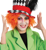 narrenwelt Perücke Silly Wuschelkopf Kobold orange Kostüm Halloween Accessoire