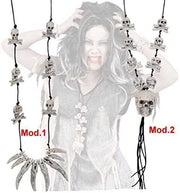 narrenwelt Totenkopfkette Pirat Totenkopf Kette Pirate Necless Skull Modell 1 Universalgröße