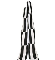 narrenwelt Strumpfhose weiß/schwarz Horrorclown Halloween  Horror Zombie Hexe Dracula Fasching Karneval 70den