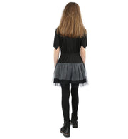 narrenwelt Kostüm Bones Kleid Halloween Skelett Mädchen Teenie 140 - 164