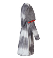 narrenwelt Kostüm Clownkleid Scary  Horror Clown Kleid grau Halloween  Mädchen Teenie Gr. 140 - 164