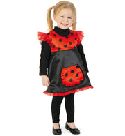 narrenwelt Kostüm Marienkäfer Kind Käferchen Kleid Fasching Kinder - Kostüm Gr: 86 - 104